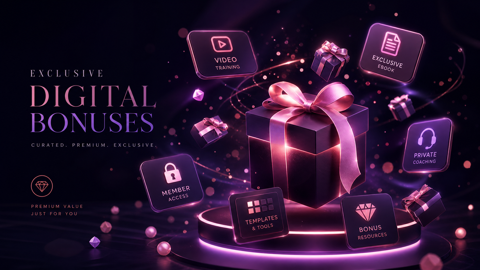 Exclusive bonuses for Inner Circle members